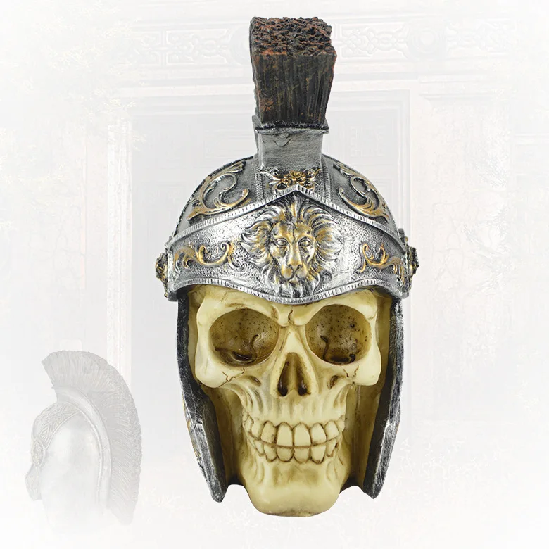 

Hallowmas Tricky Brains spoof skull spoof Kito helmeted skull desktop Ornaments decorate prop gift home decoration