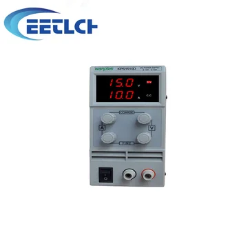 

Wanptek KPS1510D Adjustable Variable Portable Mini DC Switching Power Supply Output 0-15V 0-10A Support AC110-220V