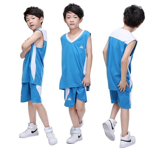 2018 Kids Basketball Jerseys Sets Uniforms kits Child Sports clothes