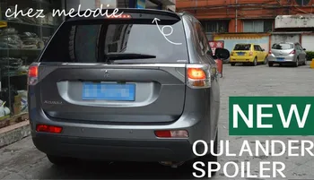 

Primer unpainted ABS Car rear roof Spoiler Wing For Mitsubishi Outlander 2013-2015, no drilling needed