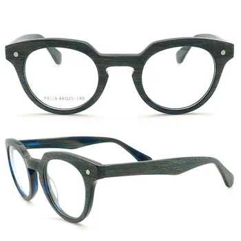 

MONGOTEN Brand Design Retro Unisex Full Rim Acetate Round Frame Progressive Multi-focal Lens Frame See Near Far Reading Glasses
