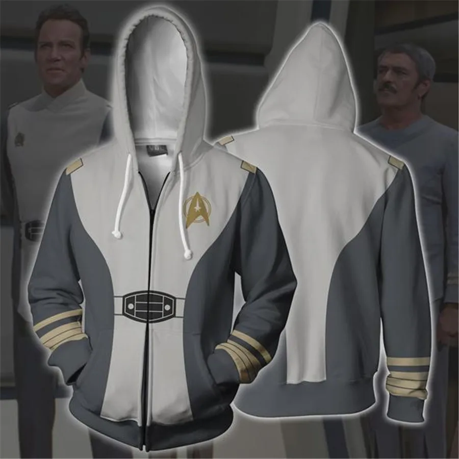 

3D Print Star Trek Sweatshirt Hoodie Movie Costumes Coat Jacket Cosplay Costume Men Woman Top New