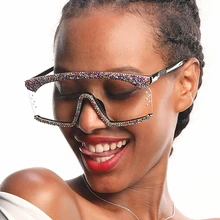 2019 sunglasses women luxury vintage sunglasses shades for women one piece goggle Men glasses UV400 gafas de sol mujer