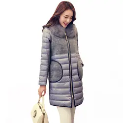 Зимняя женская пуховая куртка высококачественный норковый кашемир 90% белое пуховое пальто женский натуральный Лисий меховой воротник