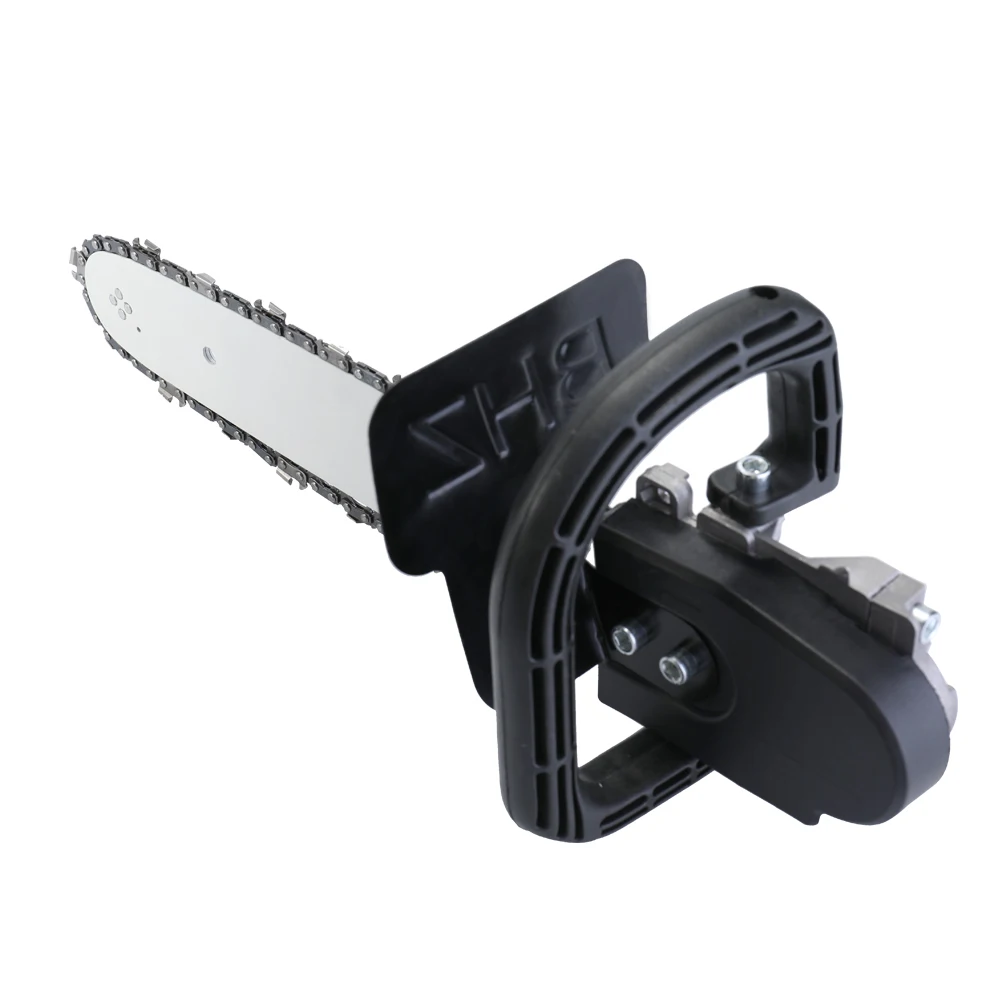 Electric DIY Chain Saw Converter Chainsaw Bracket Tree Felling Saw Changed Angle Grinder into Chain Saw for M10 Woodworking Tool