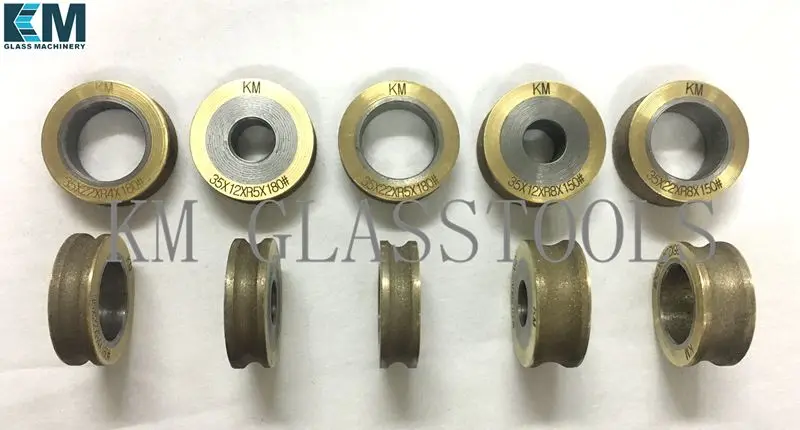 

Free Shipping!D35x12xPE3/4/5/6/8/10/12/15/19/24 Pencil edge Peripheral Daimond wheels,trapezoid wheel,For Glass grinding machine