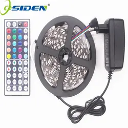 Osiden RGB Светодиодные ленты светодио дный света 5050 SMD 5 м 300 светодио дный ленты Водонепроницаемый RGB диода ленты 44Key ИК-пульт 3A Питание