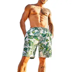 2019 Горячие Для мужчин s бордшорты бренд Летние Печать купальники пляжные шорты мужские Surf Быстросохнущие шорты с вкладышем бермуды Praia D1