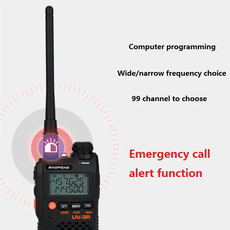 2 шт. BAOFENG UV-3R мини рация UHF VHF мобильное радио CB двухстороннее UV 3R мобильный HF трансивер Ham Радио Talki Walki UV3R