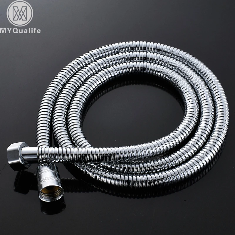 150cm Stainless Steel Shower Plumbing Hose Shower Faucet Water Pipe Flexible Hose 1.5 Metersin