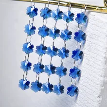 5 цепь/снежинок K9 Хрустальная деталь люстры 4,1*0,5 дюймов Свадебные люстры подвесной светильник декоративная подвеска для автомобиля домашний декор