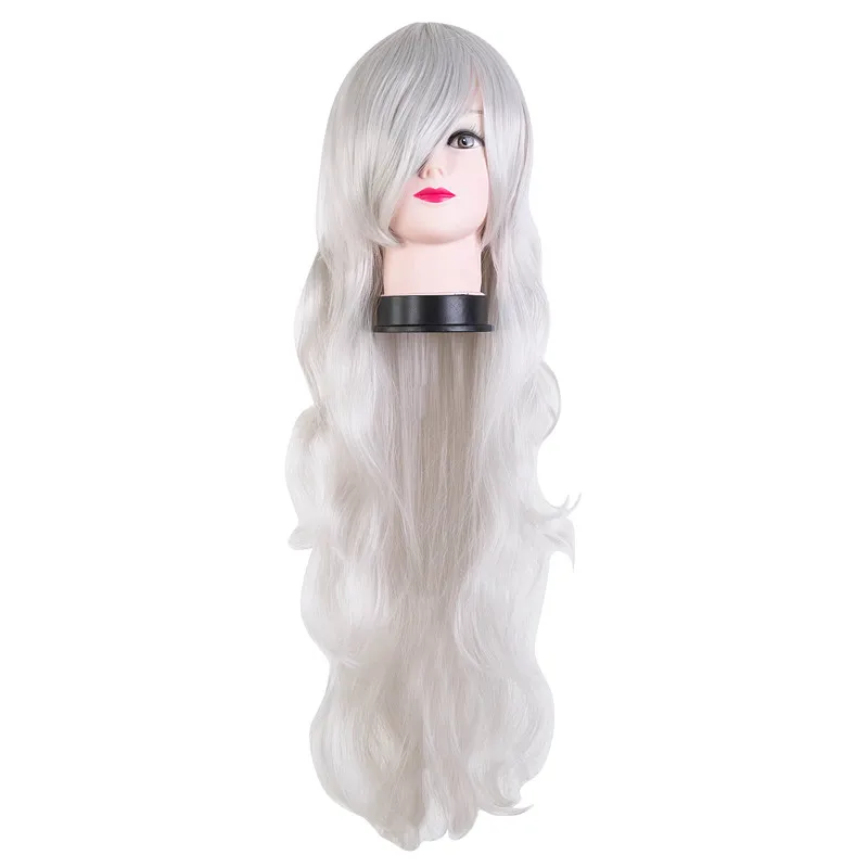 Halloween Wig Fei-Show Synthetic Heat low-pricing Resistant low-pricing Hair Long Curly