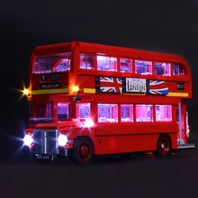 СВЕТОДИОДНЫЙ световой набор для technic 10258 London bus Building bricks fit 21045 Creator городские кварталы игрушки подарки(только светодиодный свет