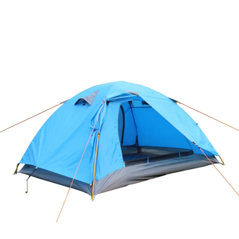 

2 Person Camping Portable Folding Tents Aluminum Waterproof Windproof Tente For Hiking Picnic Climbing Tenda Barracas De L-04