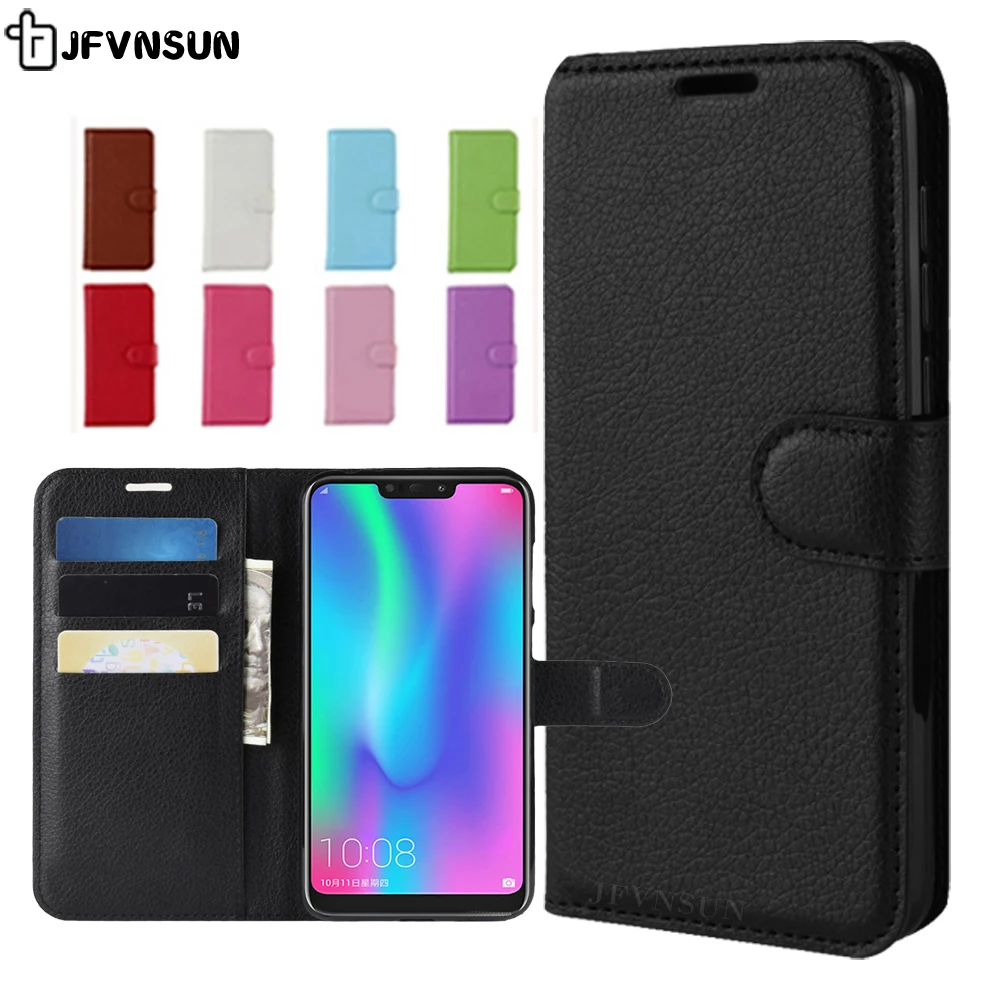 

huawei Honor 8C Case on Honor 8C Case 6.26" Retro Magnetic Wallet Book Leather Flip Case for Huawei Honor 8C 8 C play Cover Capa