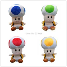 EMS 30/лот TOAD 6," Супер Марио Bros. Плюшевая кукла мягкая игрушка