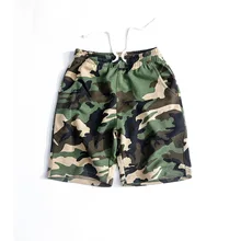 Новинка мужские камуфляжные шорты Masculino повседневные свободные шорты камуфляжные военные Летние Стильные брюки до колена больших размеров