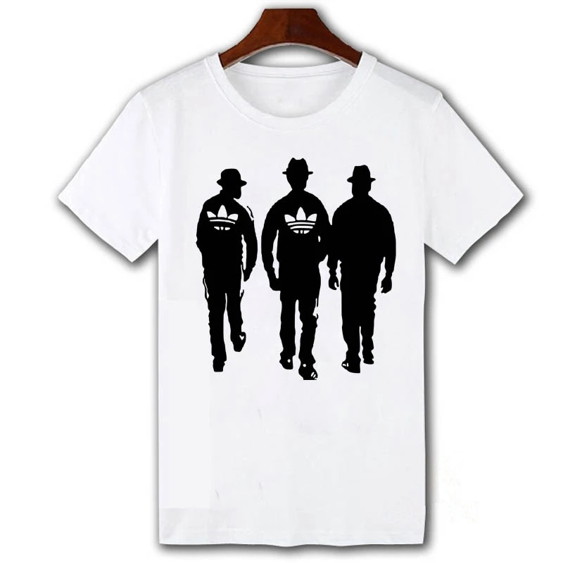 Классические кеды унисекс Run DMC 80 S футболка летние хипстерские футболки Tumblr в