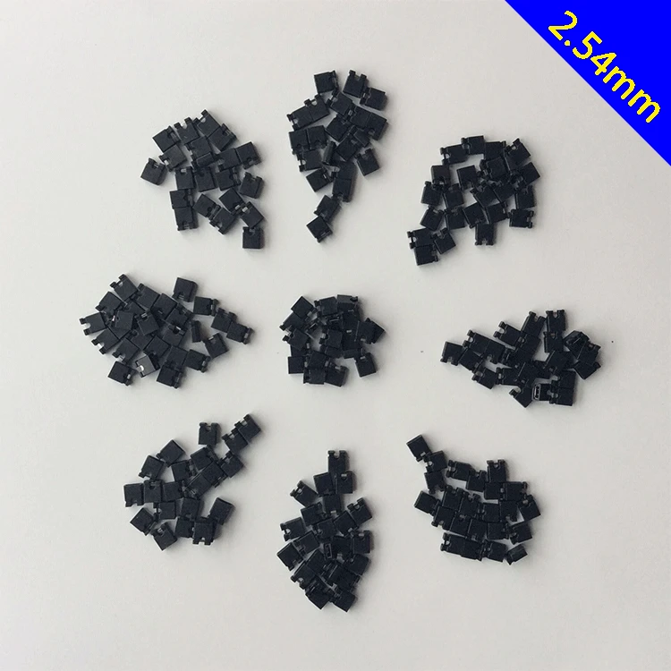 

200 pcs 2.54mm Standard Circuit Board Jumper Cap Shunts Short Circuit Cap New