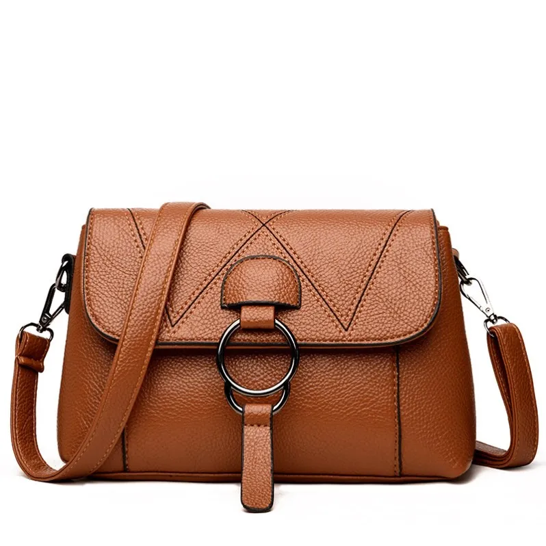 brown messenger bag