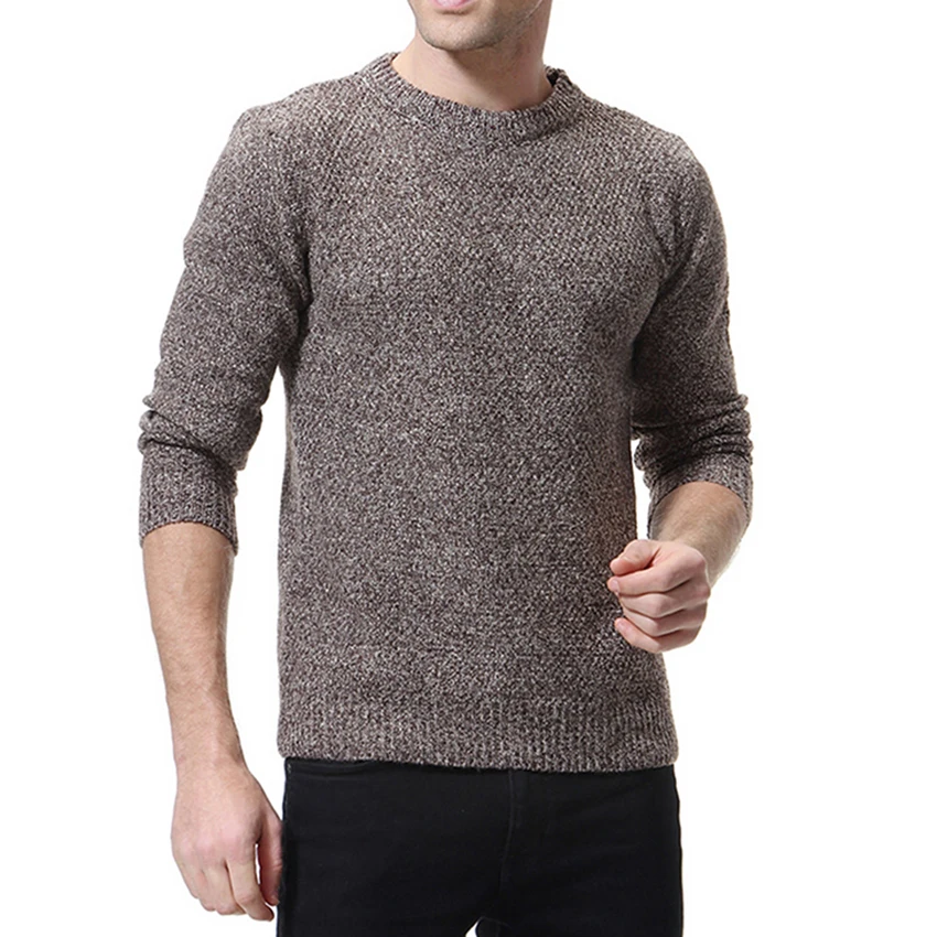 Men Sweater New Arrival Casual Solid O-Neck Basic Sweater Male Winter&Autumn Easy Match Sweaters For Men Clothing Male Pullover