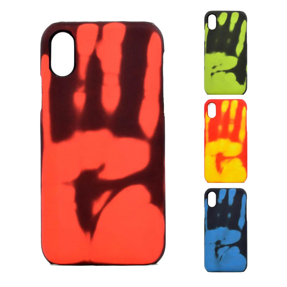 

Meinuoxu Temperature Case For iPhone XS Max XS XR 8 7 Plus 6 6S Plus 5 5S 5SE Soft Discoloration Thermal Sensor Cases Back Cover