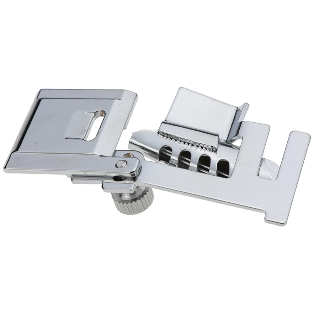 1 قطعة الفولاذ المقاوم للصدأ شريط حماية الأطراف الموثق ملزم قطعة قدم الضغط في ماكينة الخياطة قدم مجموعة ل ماكينة خياطة الخياطة الحرف اللوازم ...