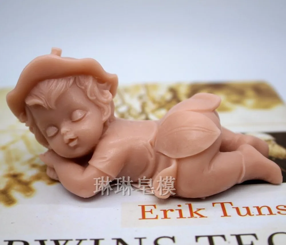 

Grainrain 3D Baby Handcrafted Soap Mold Silicone Candle Wax Resin Mould Handmade Mold
