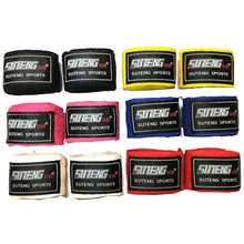 1 пара хлопок 2,5 метров Муай Тай ММА бандаж боксерский боевое искусство Санда спарринг руки обертывания ремни EO