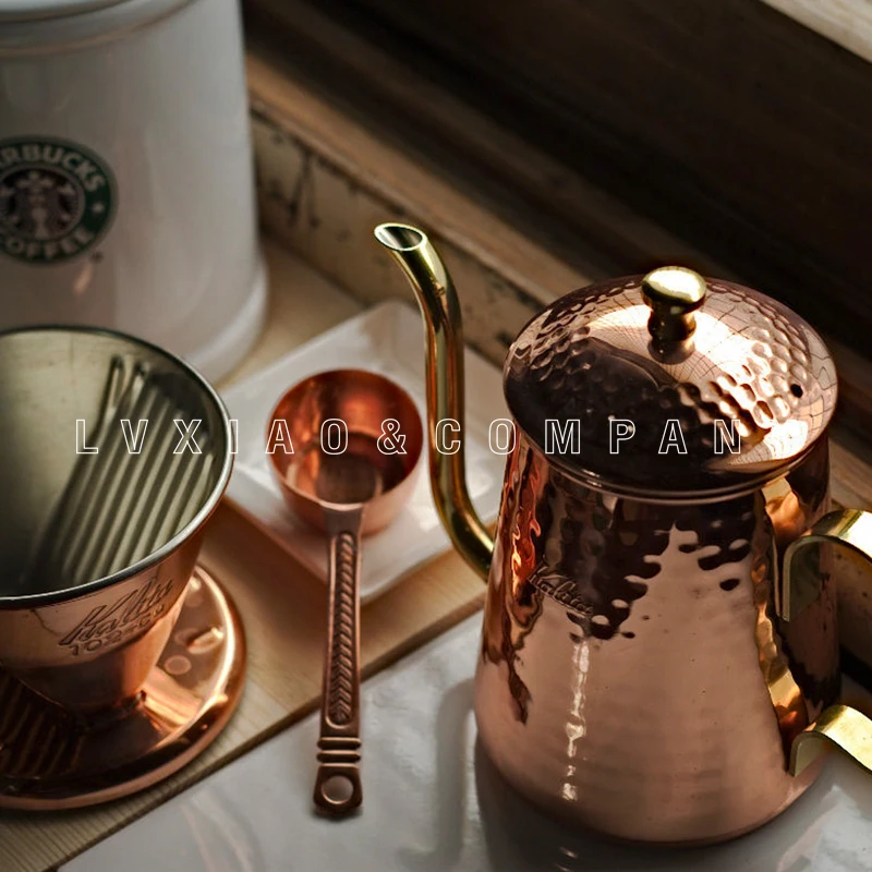 

600ml japan kalita coffee drip Kettles copper coffee pots