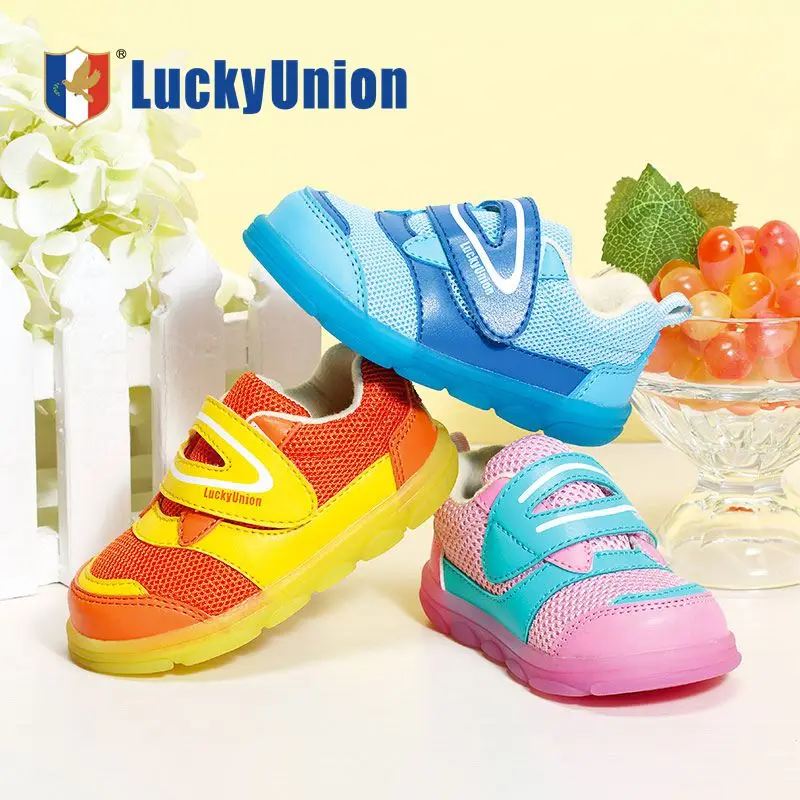 Luckyunion маленьких обувь для мужчин и женщин От 1 до 4 лет детская весна 2400|year shoes|babies