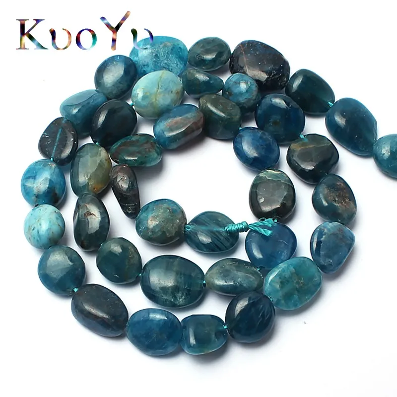 

Natural Irregular Apatite Stone Beads Loose Spacer Beads For Jewelry Making 15inches 8-10mm DIY Bracelets Necklace Wholesale