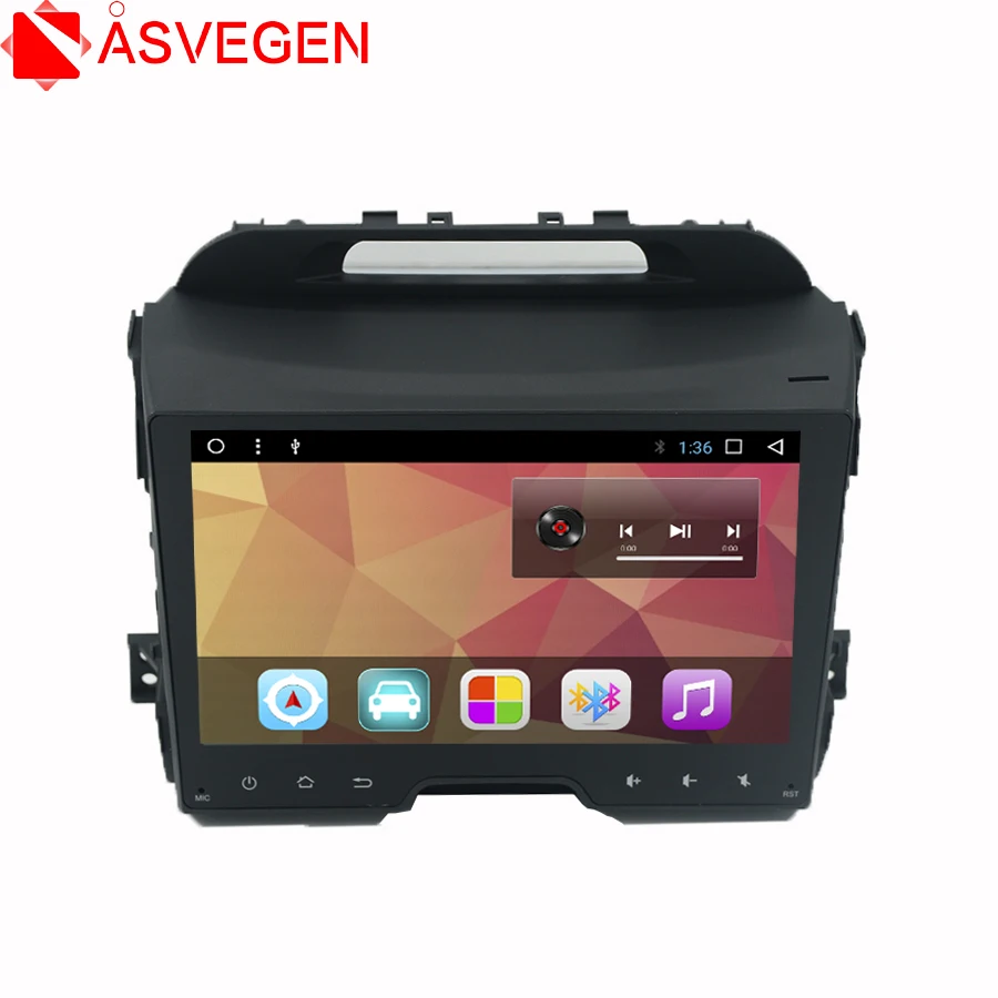 Asvegen 10 2 &quotHD сенсорный экран четырехъядерный Android 7 1 Автомобильный GPS навигация