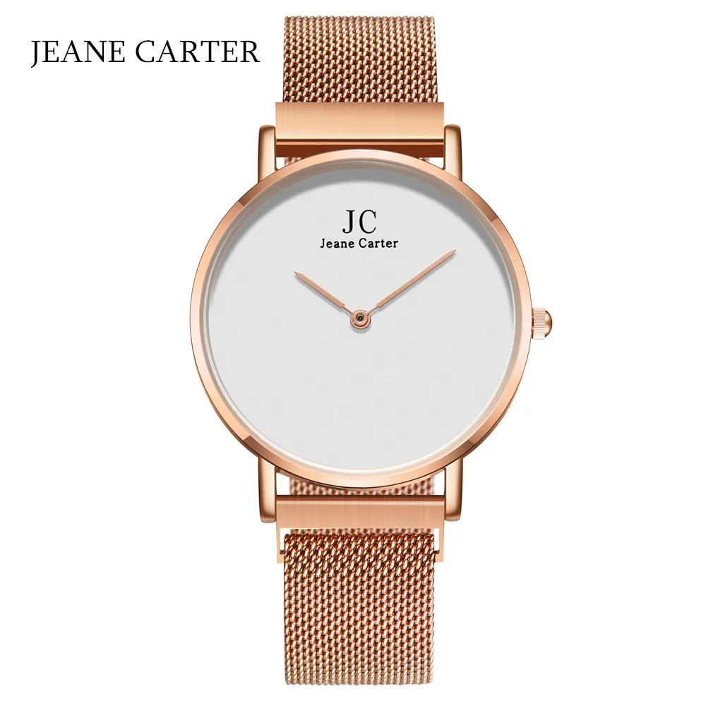 Модные ультра-тонкие часы с магнитным ремешком из розового золота, женские брендовые роскошные часы, повседневные женские часы, женские модели, женские часы