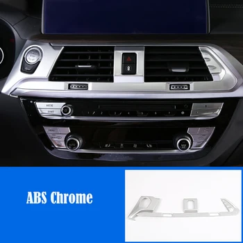 

For BMW X3 G01 X4 G02 2018 2019 ABS Matte Car middle air outlet Decoration Cover Trim car styling accessories 1pcs