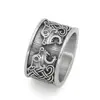 Nordic viking stainless steel bear knot amulet ring celtic knot ring ► Photo 1/6