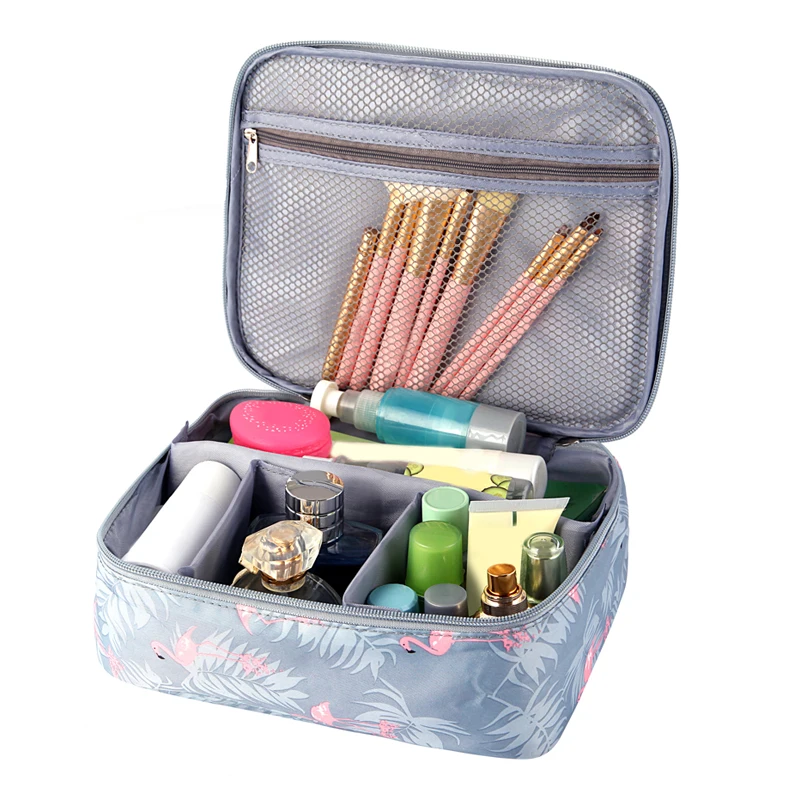 Travel Girl Makeup Box Cosmetic Bags Women’s Trip Wash Toiletry Lipstick Eyelash Brush Pouch Case Accessories Supplies Product