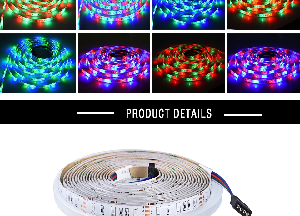 USB LED Strip Light TV Background Lighting SMD3528 DC 5V Flexible Diode Tape 50CM 1M 2M 3M 4M 5M RGB Neon Ribbon (5)