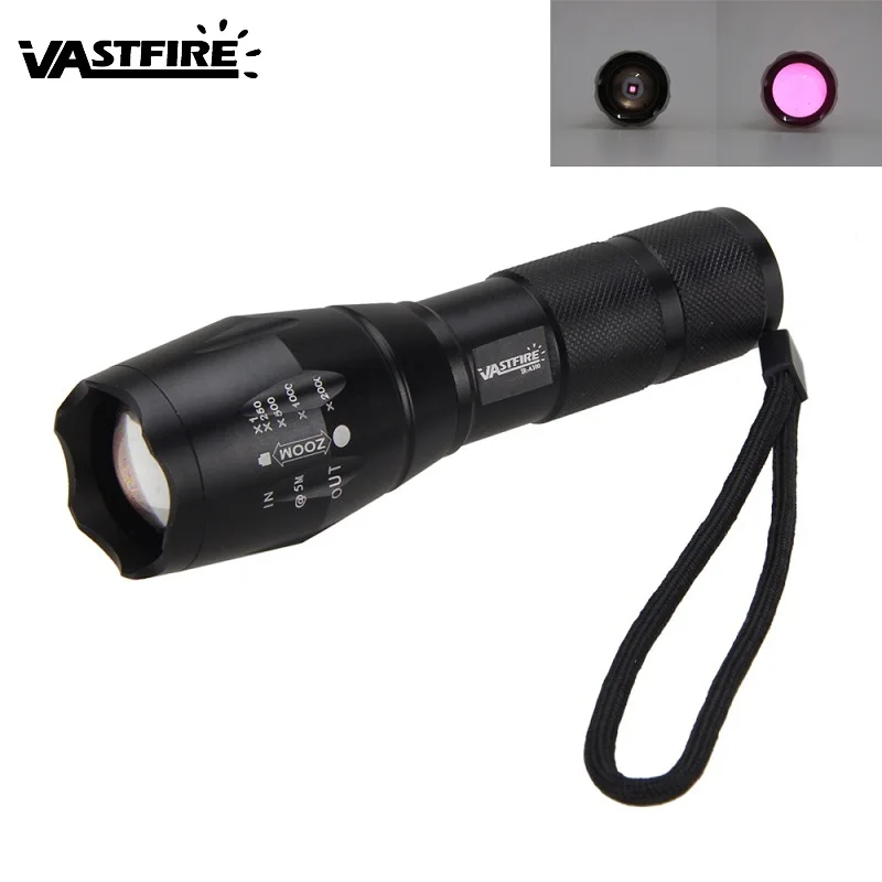 

850nm IR 5w Night Vision Infrared Zoom LED Flashlight Torch Lamp 18650/AAA To be used with Night Vision Device