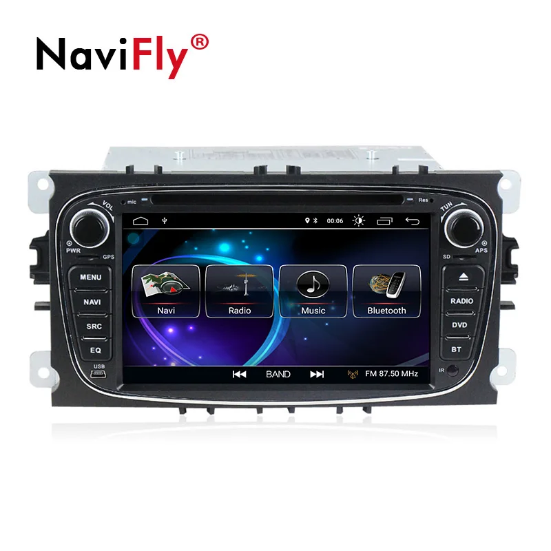 

For FORD/Focus/S-MAX/Mondeo/C-MAX/Galaxy car dvd radio multimedia player auto gps system Android 8.1 1G+16G 7 inch 2 din WIFI BT