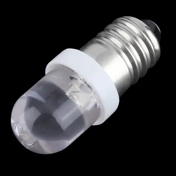 

E10 LED Screw Base Indicator Bulb Cold White 24V DC Illumination Lamp Light