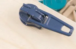 Navy blue 3# нейлон красочные самоблокирующиеся молнии головы наволочка плед-квилт кошелек на молнии слайдер ручной работы DIY аксессуары P071 - Цвет: Navy blue