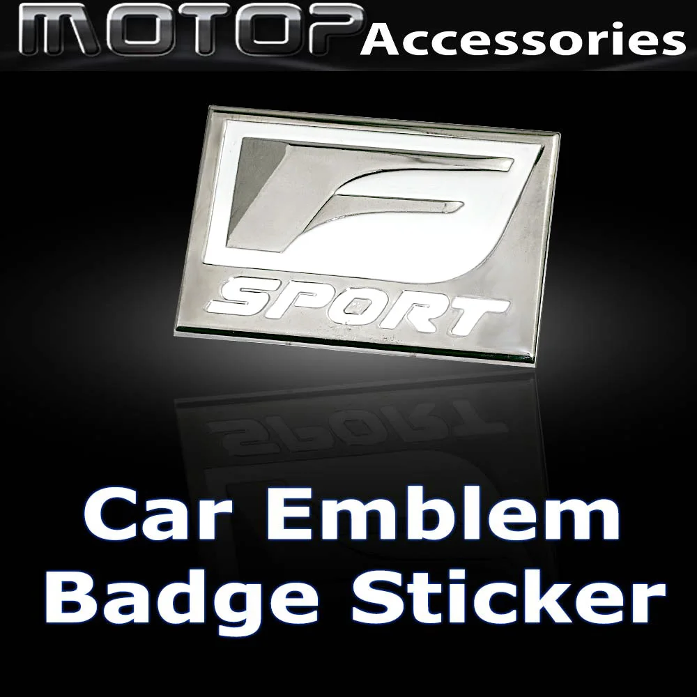 F SPORT 3D Metal Racing Rally F Sport Logo Badge Emblem Sticker Decal