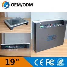 All in one pc Resistive touch 19 inchscreen Resolution 1280×1024 industry desktop computer with inter D525 1.8GHz