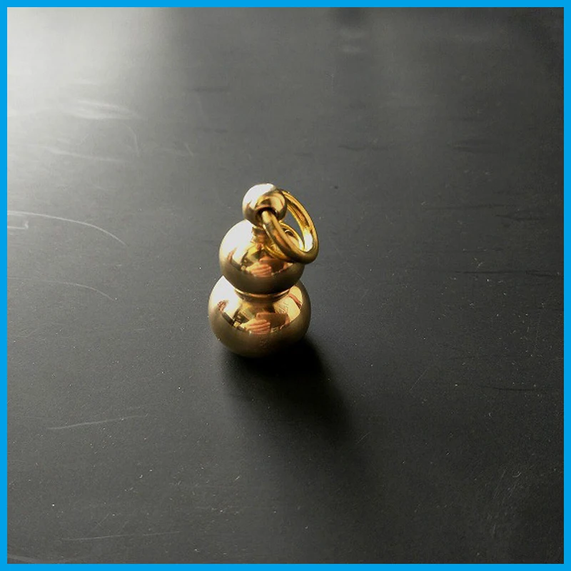 

Chinese Feng Shui Key Chains Product Brass Wulou Wu Lu Gourd Good Health bless safety outdoor Keychains accessories gear Edc