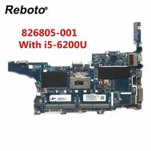 Для HP EliteBook 840 G3 Материнская плата ноутбука 826805-001 с i5-6200U DDR4 6050A2728501-MB-A01 MB тестирование Быстрая