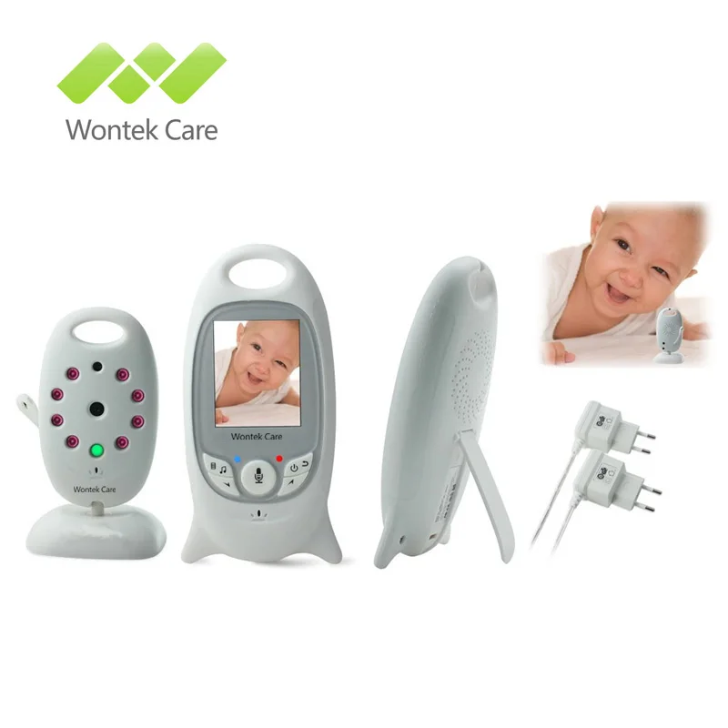 

2.0 inch 2.4GHz Wireless Video Color Baby Monitor With Night Vision & Temperature Monitoring
