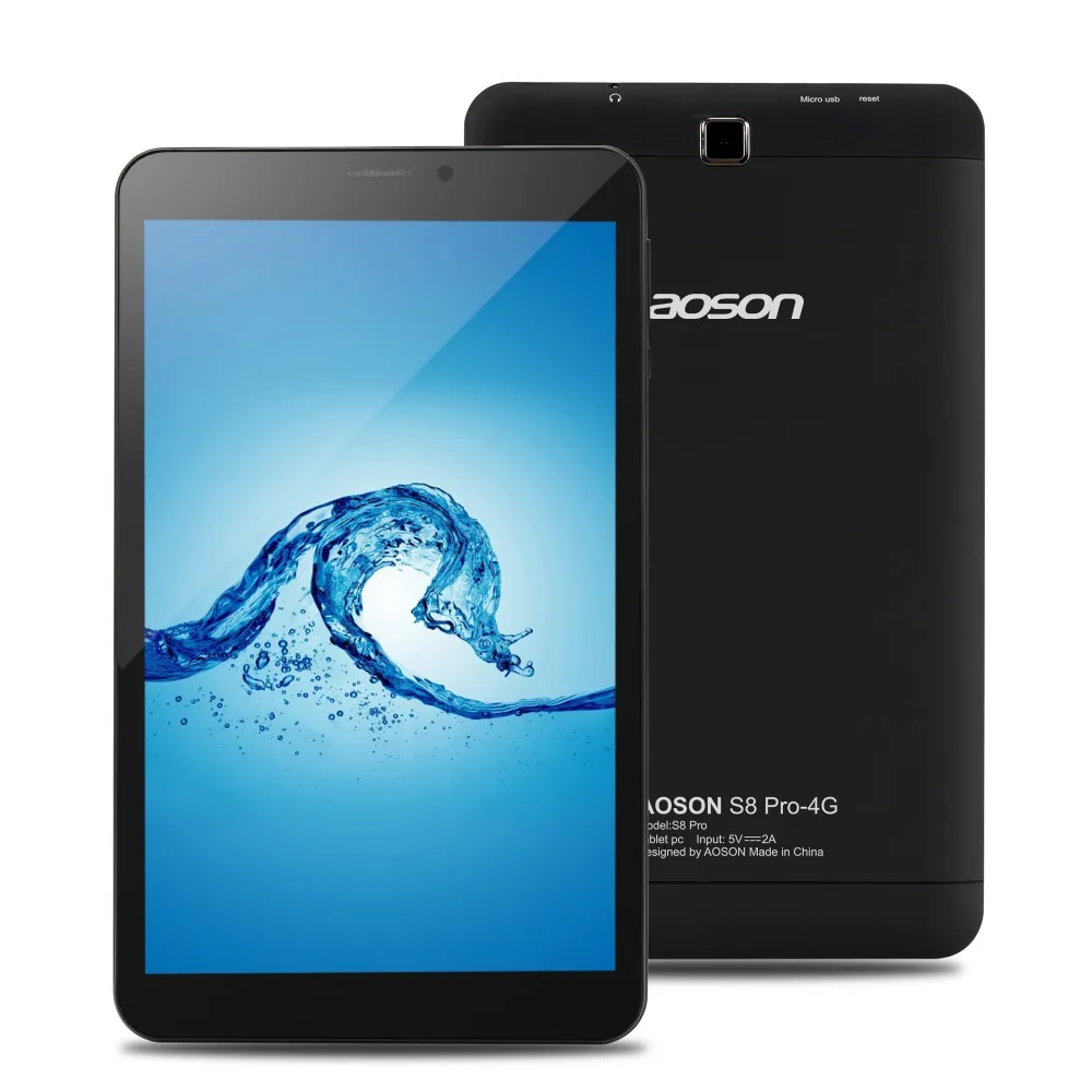 Aoson S8 Pro 8 inch 4G Phone Call Tablets Android 6.0 16GB+1GB Quad Core MTK8735B Quad Core 1.3GHz SIM GPS WIFI the tablet
