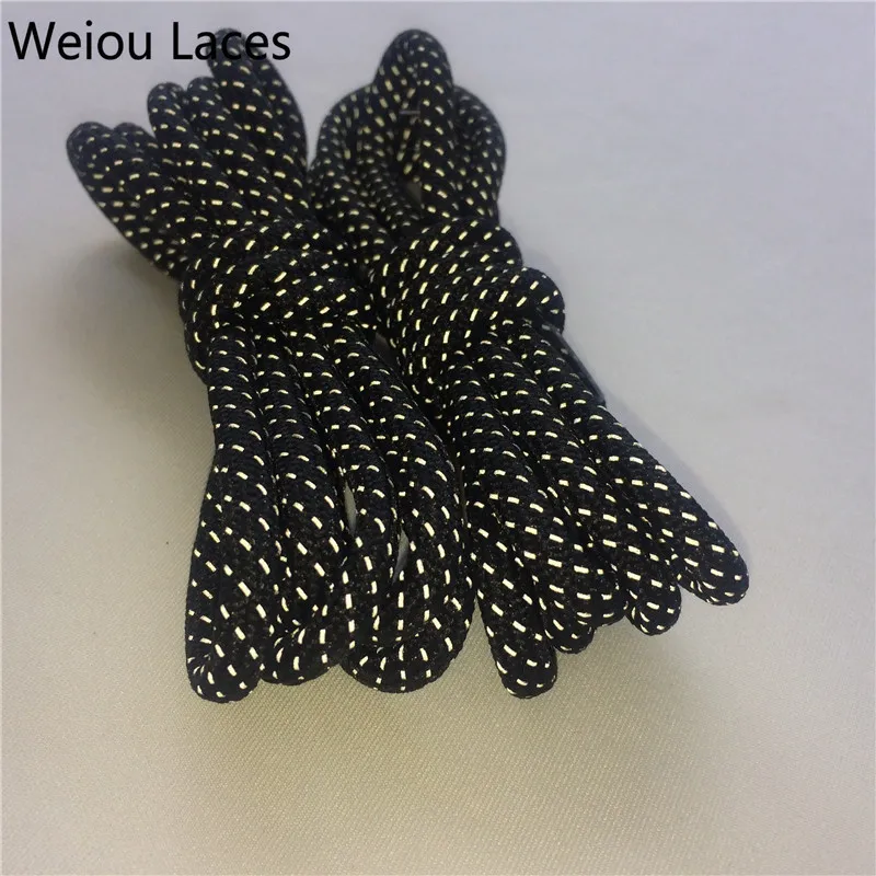 (100 pairs/Lot) weiou 3 mt Sneakers Schnürsenkel Benutzerdefinierte Seil Spitze Reflektierende Sport Schuh Spitze Runde Sportlich Kunststoff Tipps Minimalem