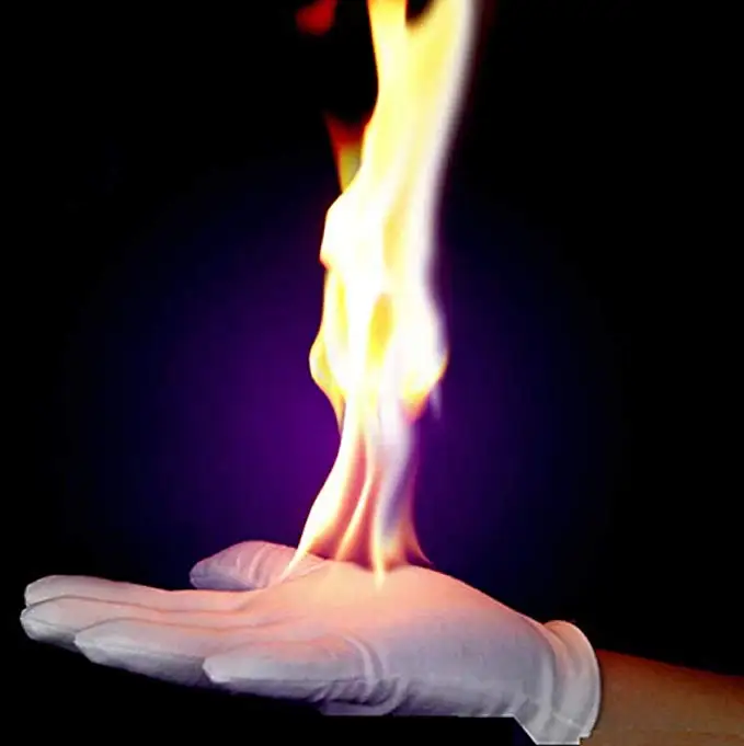 Огнезащитные перчатки волшебные трюки сжигание перчатки пустые руки на огне карты реквизит для сценического мага